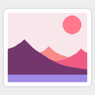 Sunny Afternoon In The Mountains Sticker